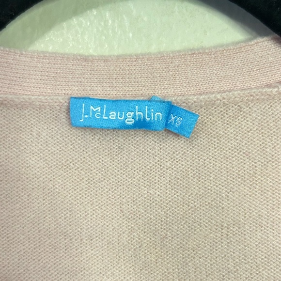 J McLaughlin Pink Cashmere Cardigan - Picture 3 of 6